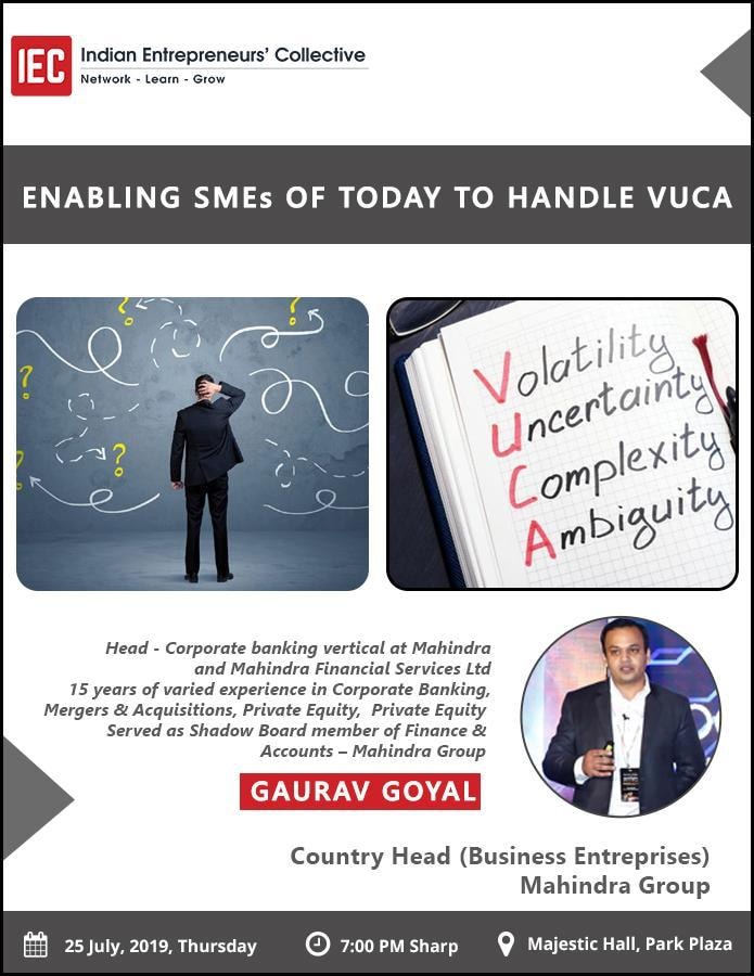 Enabling SMEs of Today to Handle VUCA