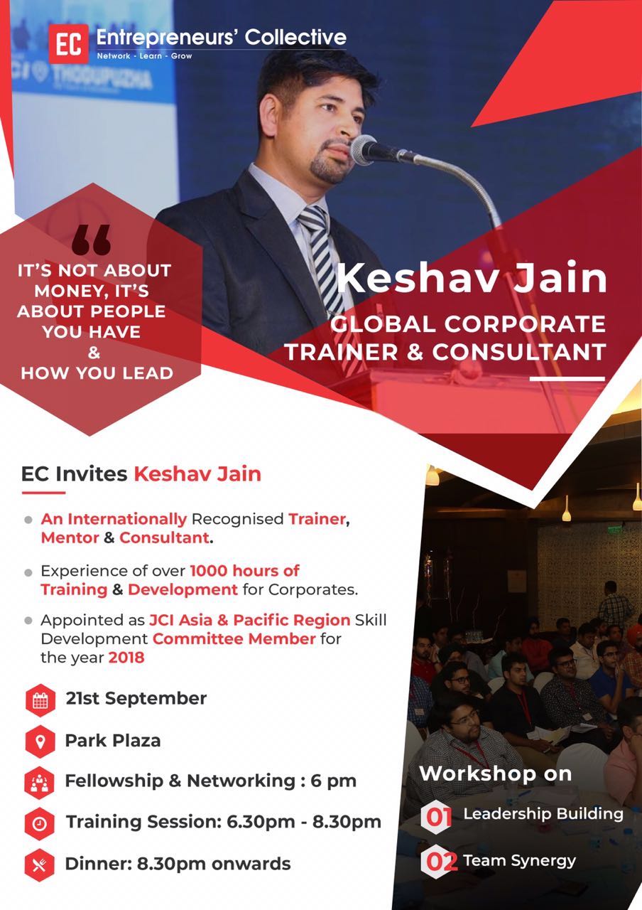 Workshop on leadership building by Keshav Jain