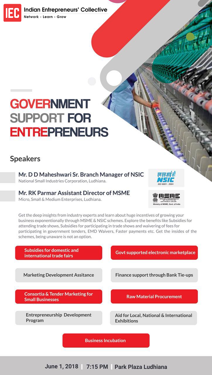 Government Support for Entrepreneurs